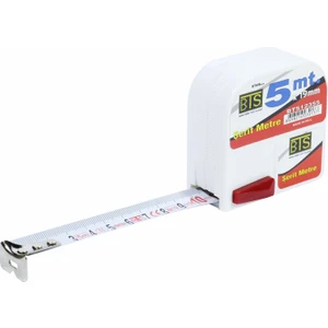 12355 Şerit Metre Beyaz Stoplu 5 M x 19 mm