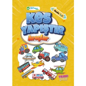 Tılsım Yayınevi Kes, Yapıştır Kitapları Seti + Güvenli Makas ve Yapıştırıcı