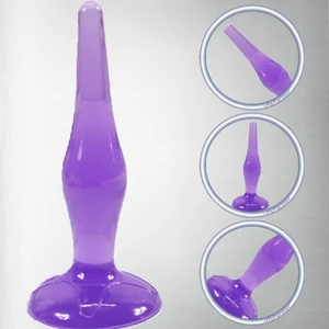 Pürüzsüz Yüzey Lüks Mor 12.5 cm Anal Plug Tıkaç