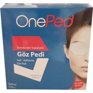 Dr. Prüfer Göz Pedi Yetişkin 50Lİ(ONEPED)