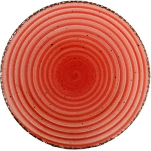 Güral Porselen Bone Ent. 21 cm Düz Tabak Kırmızı