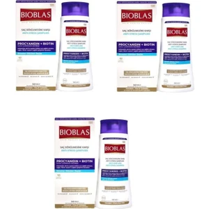 Şampuan 360ML Procyanidin + Biotin Anti-Stress Şampuanı x 3 Adet
