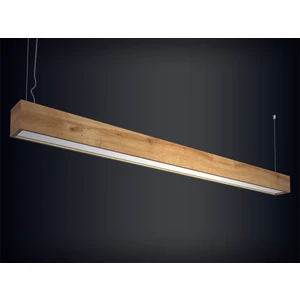 Safir Meşe Ahşap Aydınlatma Armatür 120 cm