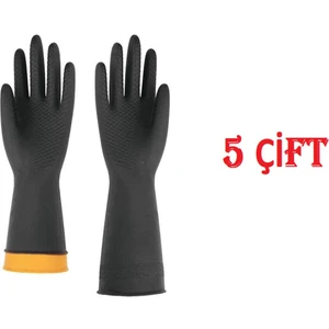 D Model Kauçuk, Hava ve Sıvı Geçirmeyen Eldiven x 5 Adet