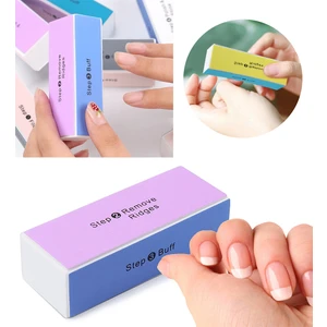 4 Yönlü Profesyonel Manikür Parlatıcı Pedikür Törpüsü Step By Step