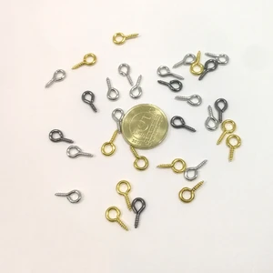 Minik Vida 11 mm  Reçine Epoksi Takı  50 Adetgümüş