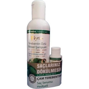 Doğal Çam Terebentin Özlü Şampuan 500 ml Saç Serumu Hediyeli