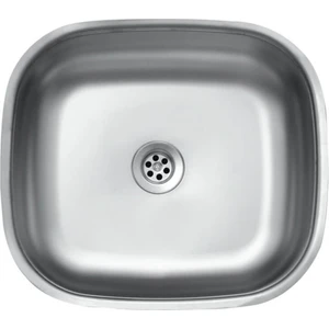 Krom Evye 35X40 cm Mermer Altı Çelik Evye