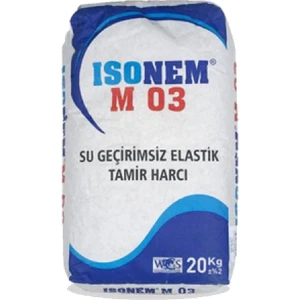Isonem M03 Su Geçirimsiz Elastik Tamir Harcı 20 kg