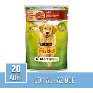 Kuzu Etli ve Havuçlu Yetişkin Köpek Konservesi 100GR 20LI