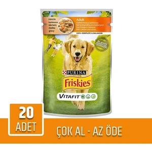 Tavuklu ve Havuçlu Yetişkin Köpek Konservesi 100GR 20LI