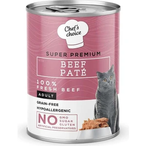Chef's Choice Chefs Choice Beef Pate Biftekli Kıyılmış Kedi Maması 400G