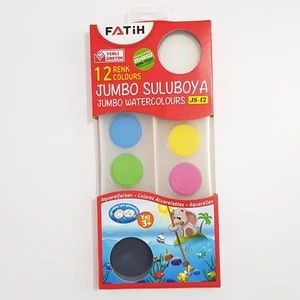 Jumbo Sulu Boya 12 Renk