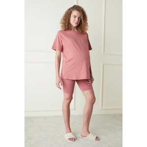 Gül Kurusu Mama Rosy Dots Tişört