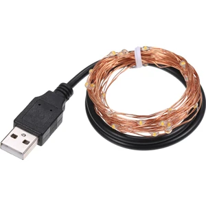 Mbw DC5V 0.2 W 2 Metre 20LED Bakır Tel Dize Işık USB Powered (Yurt Dışından)