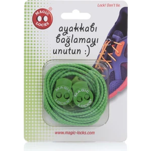 Magic Locks Yeşil Akıllı Bağcık (Yuvarlak)