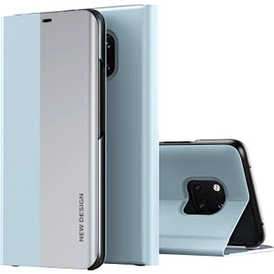 Huawei Mate 20 Pro İçin İnce Flip Deri Manyetik Kılıf Mavi (Yurt Dışından)