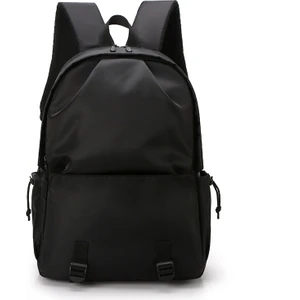 Erkek Suya Dayanıklı Naylon Sırt Çantası Siyah FL1839 (Yurt Dışından)