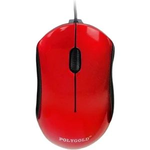 Polygold PG-890 Optıcal Kablolu Mouse Kırmızı