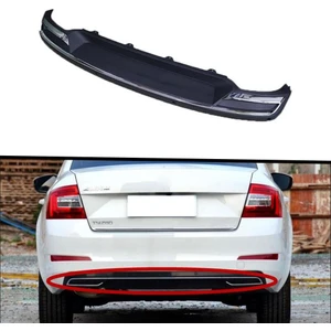 Araba Alışveriş Skoda Aksesuar Octavia Amg Arka Tampon Ek Koruma Difüzör
