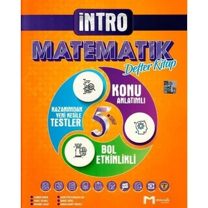 Mozaik Yayınları 5. Sınıf Matematik Intro Defter Kitap