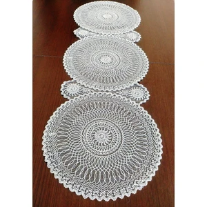Runner Masa Örtüsü  Amerikan Servis 37 x 115 cm Beyaz