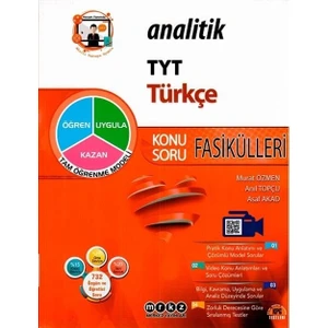 Merkez Yayınları Tyt Türkçe Analitik Konu Anlatımlı Soru Bankası Fasikülleri - Anıl Topçu