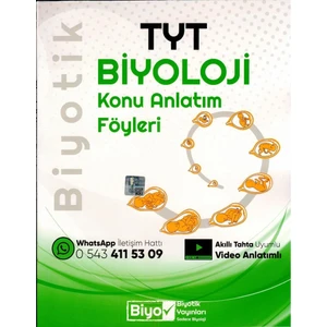 Biyotik Yayınları  TYT  Biyoloji Konu Anlatım Föyleri