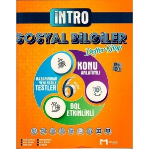 Mozaik Yayınları 6. Sınıf Sosyal Bilgiler Intro Defter Kitap
