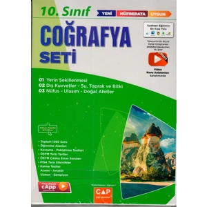 Çap Yayınları 10. Sınıf Coğrafya Anadolu Seti 2025