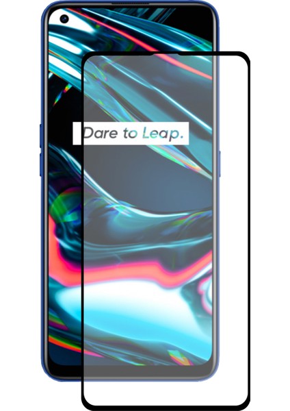 Caseworld Realme 7 Pro Tam Kaplayan Temperli Ekran Koruyucu Cam