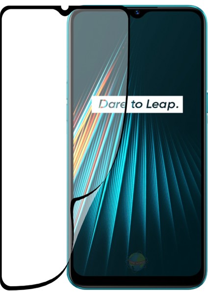 Caseworld Realme 5i Fiber Nano Tam Kaplayan Ekran Koruyucu Esnek Cam
