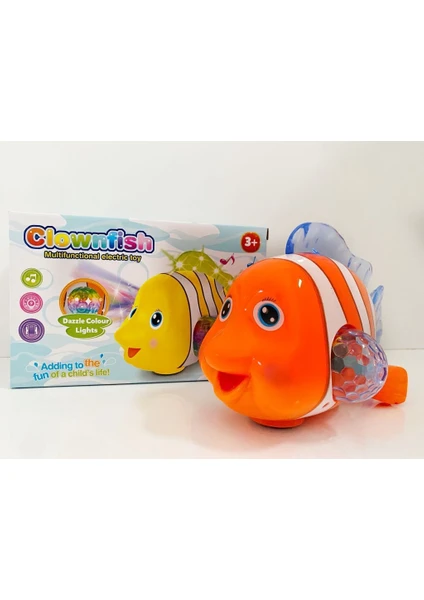 Clownfish Işıklı Müzikli Hareketli Balık