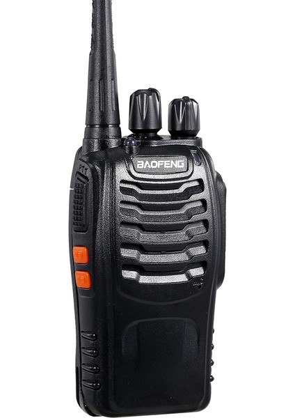 BF-88E Uhf 16 Kanal PMR 2 Adet Fm Alıcı Verici - Siyah (Yurt Dışından)