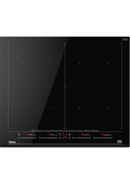 IZF 68700 MST BK Ankastre Cam Seramik İndüksiyonlu Ocak 7400 W Siyah 60 cm 112500037