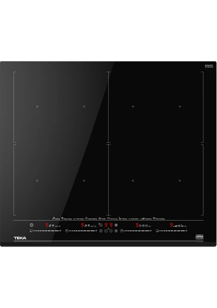 IZF 68700 MST BK Ankastre Cam Seramik İndüksiyonlu Ocak 7400 W Siyah 60 cm 112500037