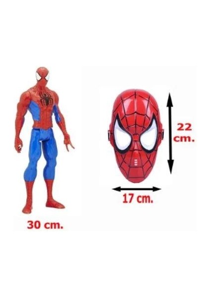 Örümcek Adam Spiderman Işıklı Sesli Oyuncak 30 cm ve Işıklı Maske fiyatları