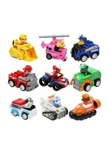 Oyuncak 9 Lu Set 9 Figür Ile Yeni Paw Patrol Figür