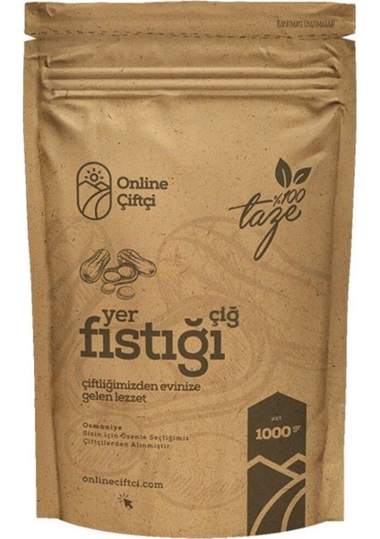 Online Çiftçi Çiğ Yer Fıstığı 1 kg