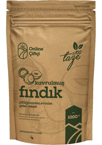 Online Çiftçi Kavrulmuş Fındık 1000 gr