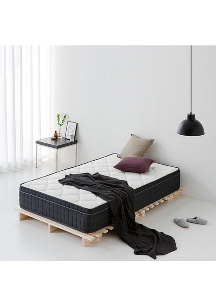 Majestic 85X185 cm Cotton Kuş Tüyü Pedli Lüx Tek Kişilik Yaylı Yatak