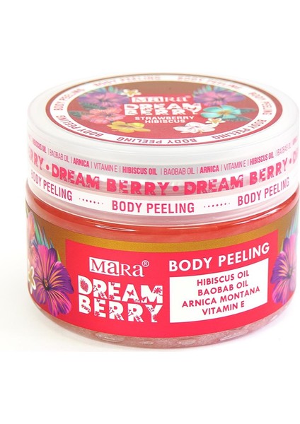 Dreamberry Değerli Yağlar Içeren Çilek Vücut Peeling 300GR