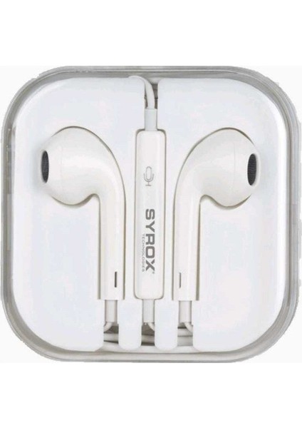 Apple Uyumlu 3.5 mm Jaklı Kulaklık Jaklı Eearpods Kulakiçi Kulaklık Syrox modelleri