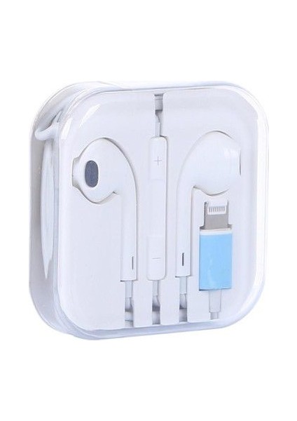 Hhm - Apple iPhone 6/6s/6 Plus-5/5s/5c/5se-4/4s/-3/3gs/3g Uyumlu Kulaklık - Beyaz modelleri