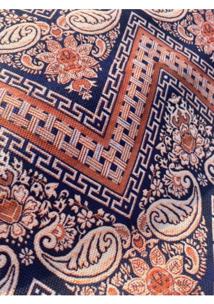 Jakar Görünümlü Etnik Desenli Dijital Baskılı Kumaş FVR-1529