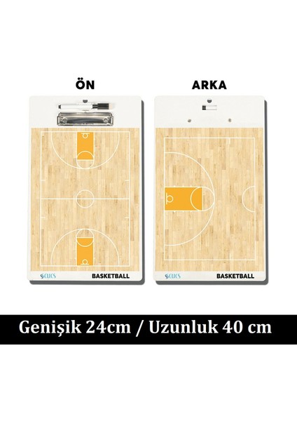 Scucs Çift Taraflı Basketbol Taktik Tahtası Profesyonel Antrenör Tahtası