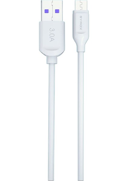 Kolay Veri Aktarımı Hızlı Şarj Desteği ile Mikro USB Grişli Cihazlara Uyumlu 3.0A 3AMPER Hızlı Şarj