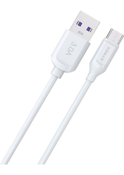 Kolay Veri Aktarımı Hızlı Şarj Desteği ile Mikro USB Grişli Cihazlara Uyumlu 3.0A 3AMPER Hızlı Şarj