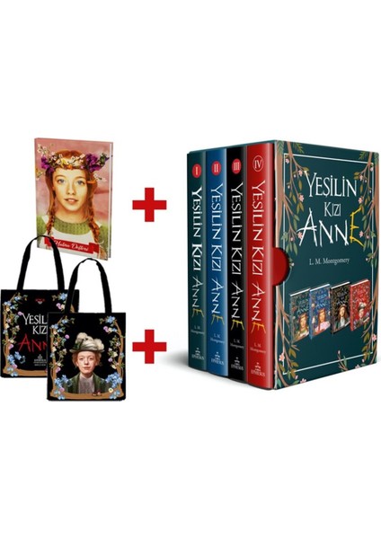 Yeşilin Kızı Anne Kutulu 4 Kitap Takım (Ciltli)