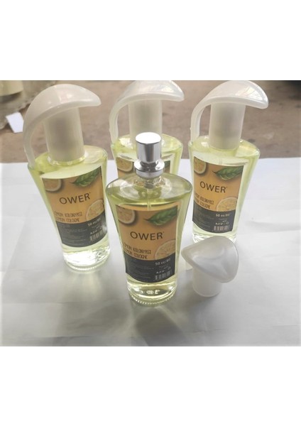 Cam Şişe 50 ml 80 Derece Limon Kolonyası 4'lü (4X50 Ml)